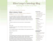 Tablet Screenshot of ellenlongoastrologyblog.com